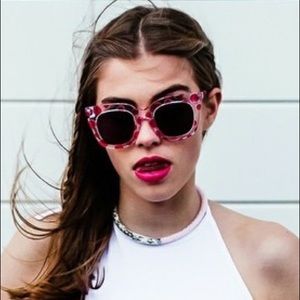 Pared Pools & Palms Sunglasses (Polka Dot)